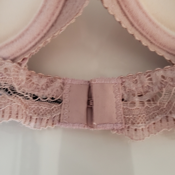 Rene Rofé Rose Pretty Lace Slight Padded Wire Bra Single Clasp Women's 36B NWOT - Picture 5 of 11